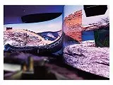 Curved LED backdrop
