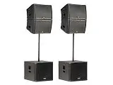 QSC KW181 active subwoofers & QSC KLA12 active line-array speakers