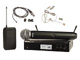 Shure BLX wireless microphone system - Headworn, Lavalier or Handheld microphone options