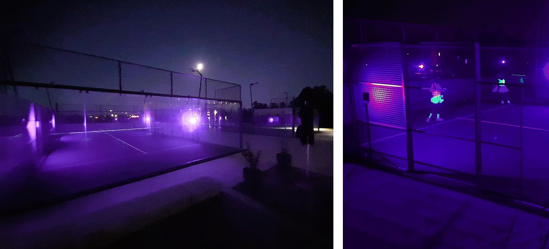 UV/Glow-in-the-dark Padel