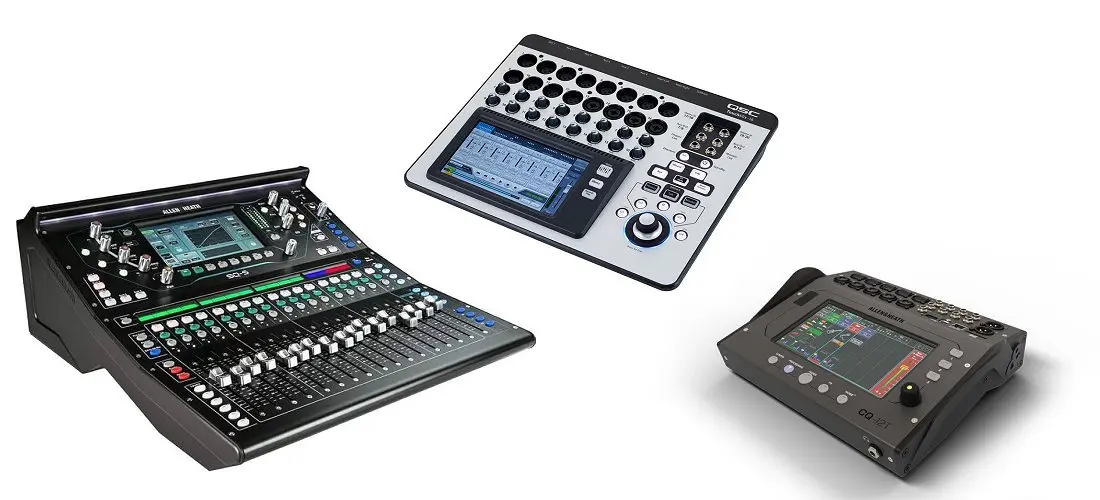 Allen & Heath and QSC digital mixers